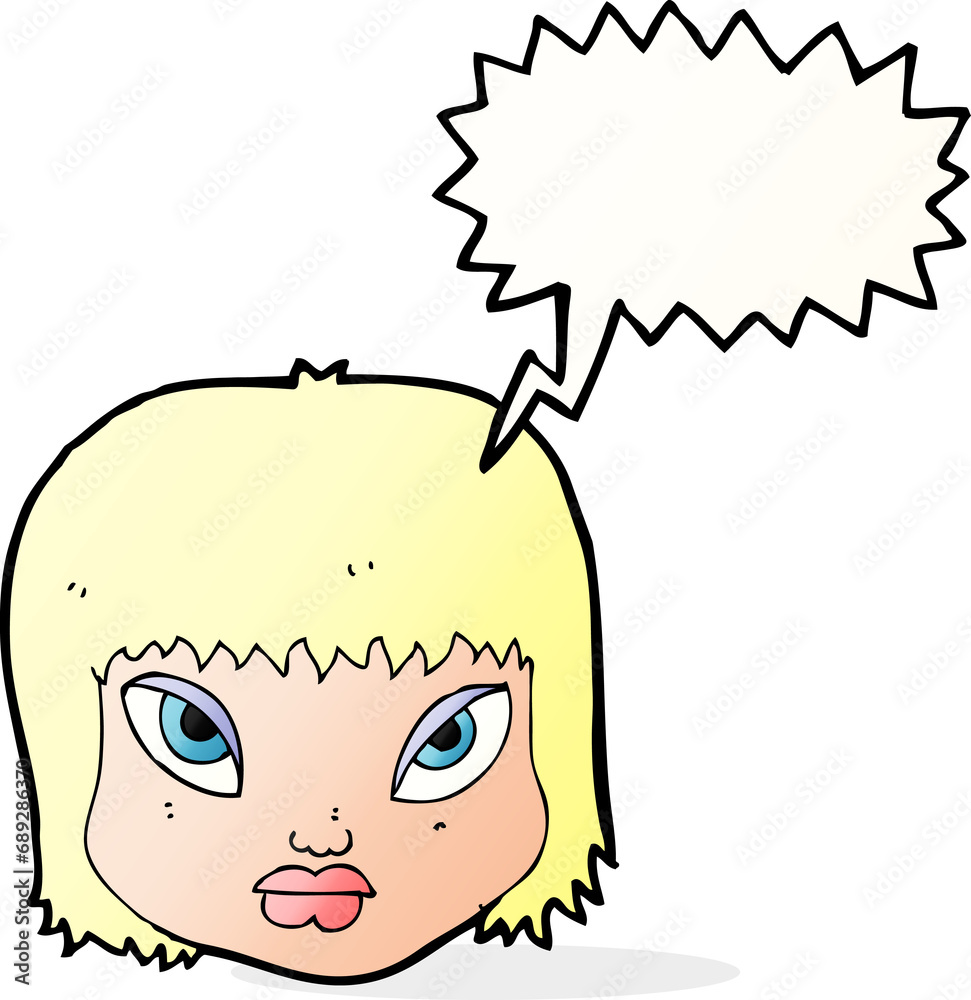 cartoon annoyed face with speech bubble cartoon annoyed face with speech bubble