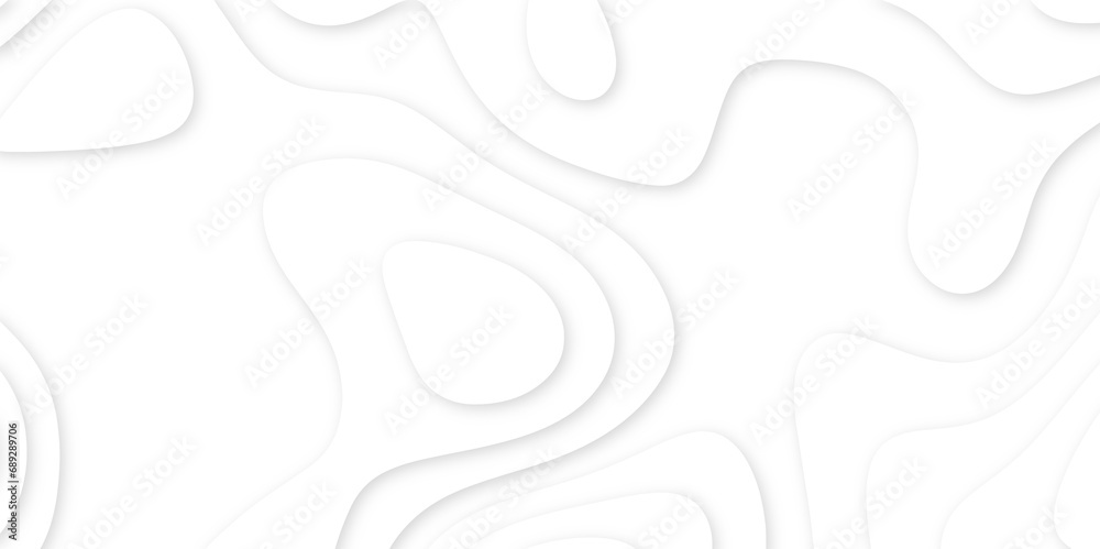 Abstract wavy line 3d paper cut white background. Vector abstract white paper cut banner. White waves decorative papercut design. Abstract realistic papercut decoration textured with wavy layers Abstract wavy line 3d paper cut white background. Vector abstract white paper cut banner. White waves decorative papercut design. Abstract realistic papercut decoration textured with wavy layers