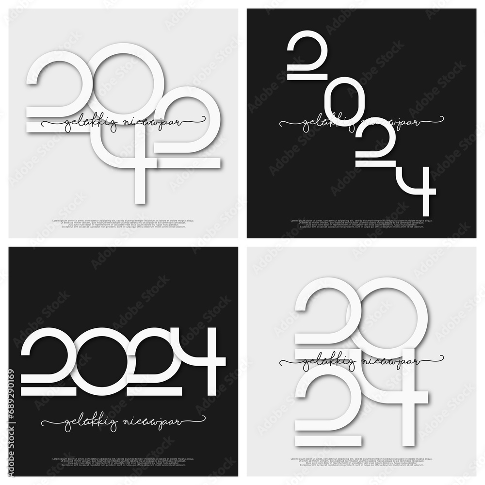 2024 - gelukkig nieuwjaar 2024
