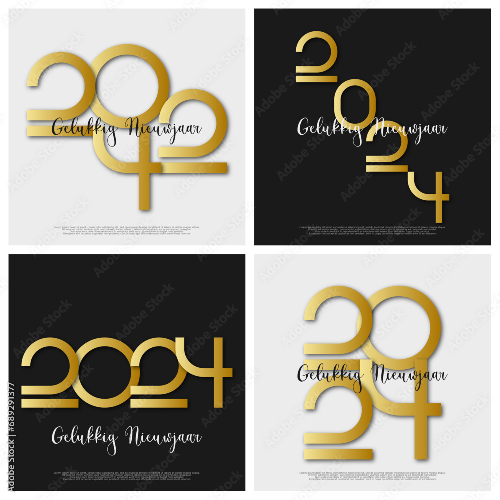 2024 - gelukkig nieuwjaar 2024