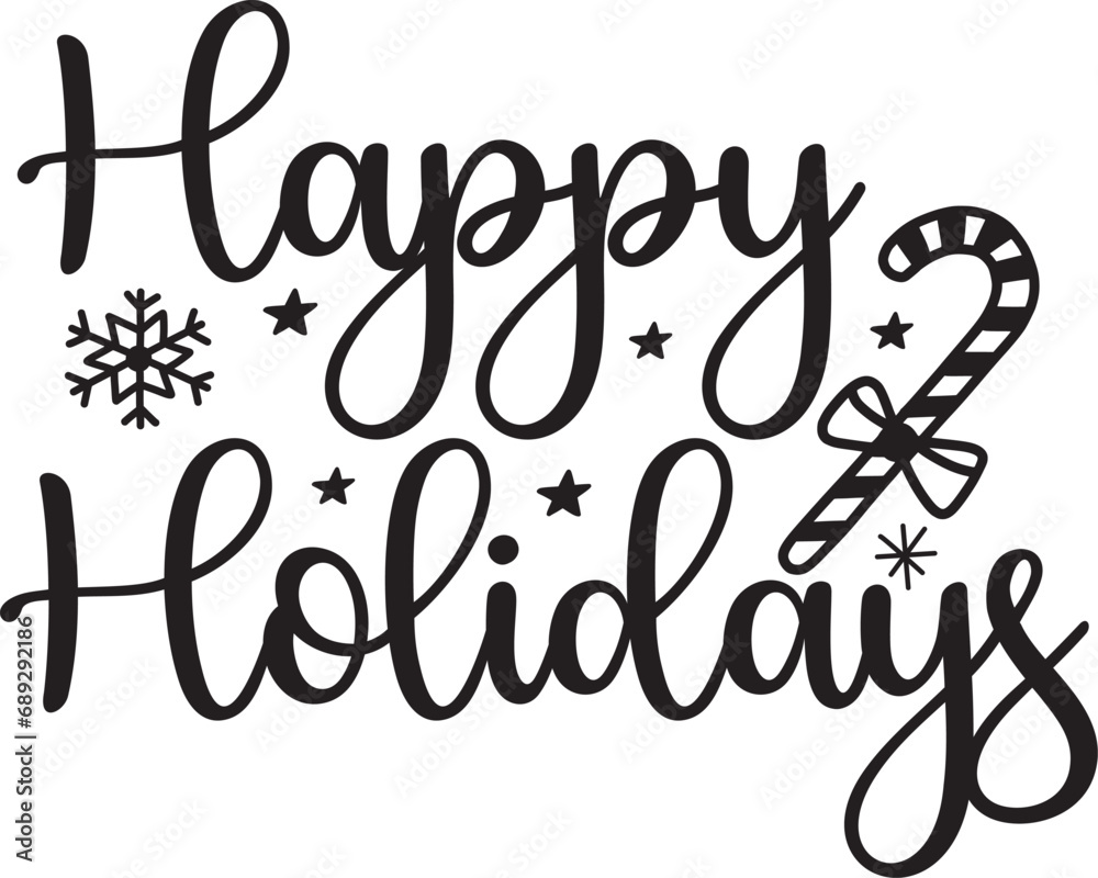 Happy Holidays SVG Design Happy Holidays SVG Design