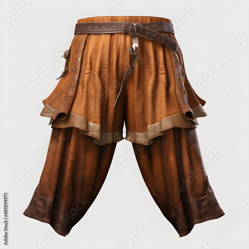 Medieval Trousers on White Background