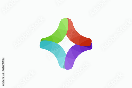  abstract triangle pixel logo design. pixel logo design. minimal logo,simple professional abstract logo template.