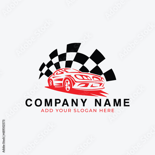 car rental insurance safety and car repairing detailing logo design vector format