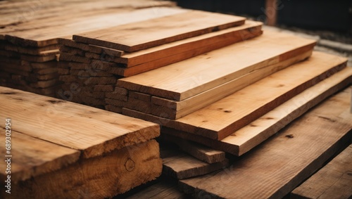 Oak sawn boards