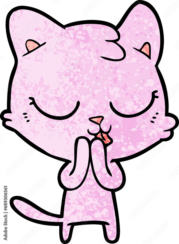 Fototapeta premium cartoon cat