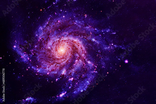 A distant galaxy. Elements of this image furnished by NASA