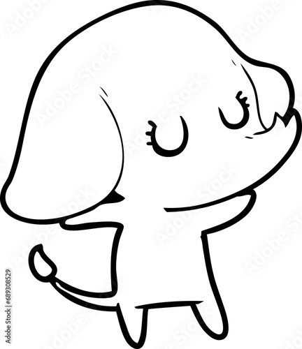 cute cartoon elephant