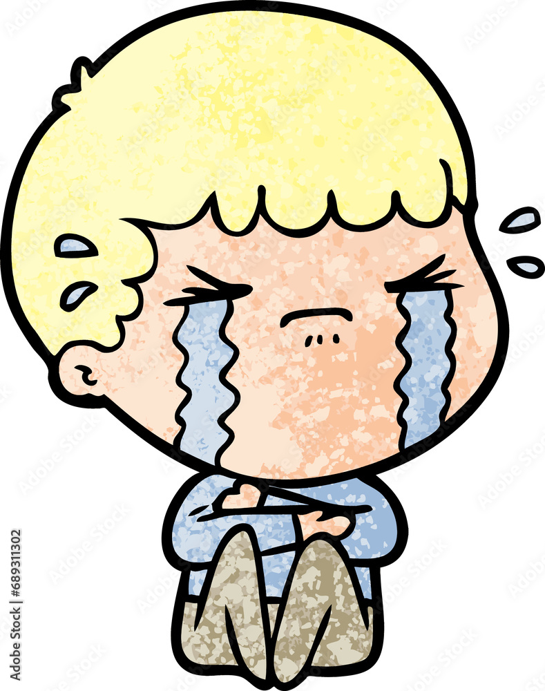 cartoon man crying cartoon man crying