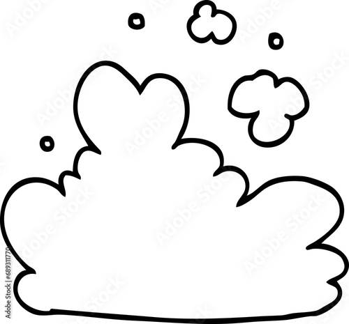 Fototapeta Naklejka Na Ścianę i Meble -  cartoon cloud