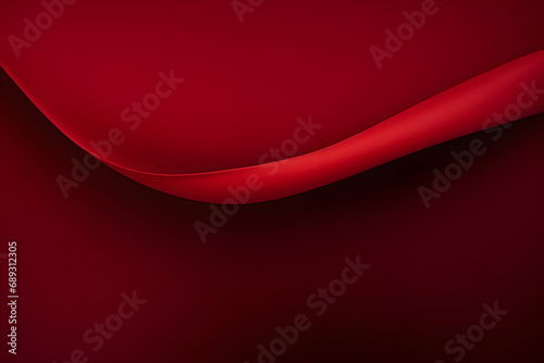 Attractive red wavy modern textile background, in the style of fluid form