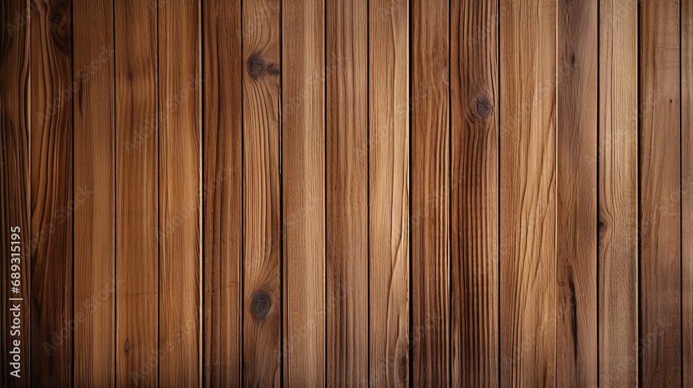 Fototapeta premium Rustic Vertical Wooden Plank Texture for Background or Wallpaper
