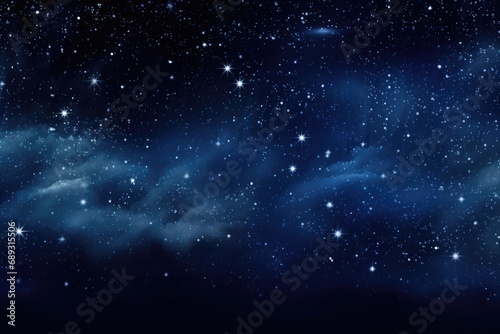 A stunning image of a night sky filled with stars and clouds. Perfect for use in astronomy articles or as a background for inspirational quotes