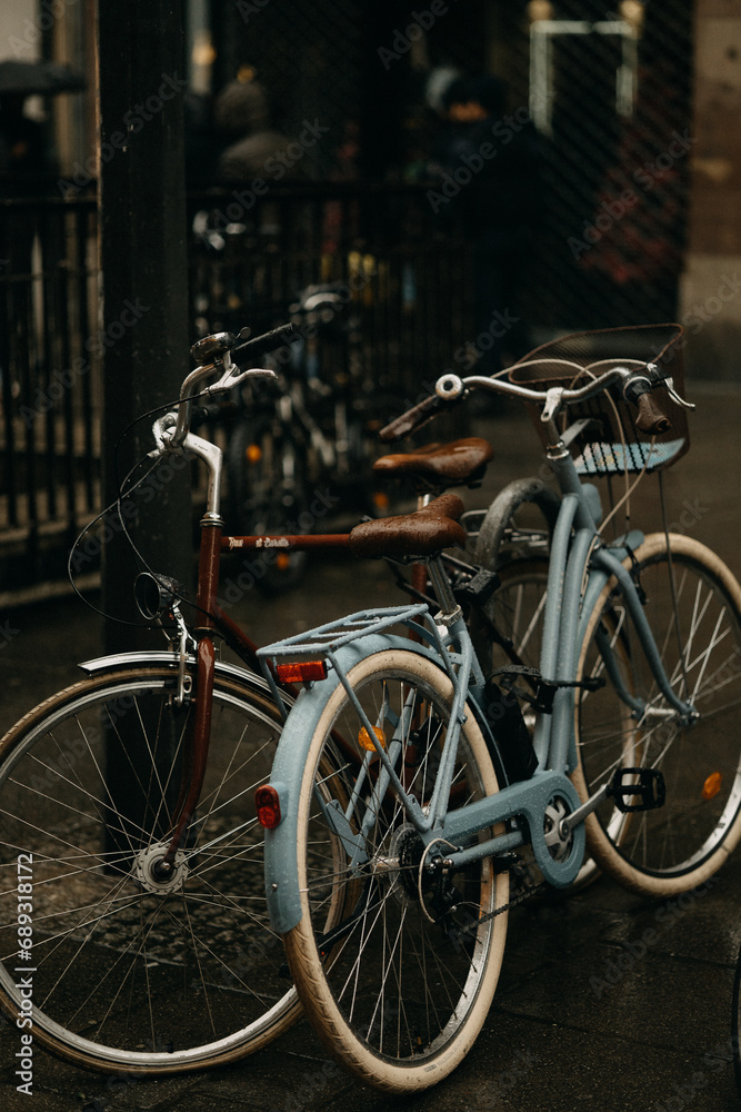 bicycles in the city