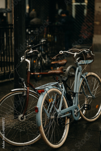 bicycles in the city © Lesika