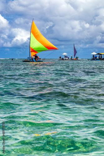 Jangadas of Brazil - Porto de Galinhas - Pernambuco state