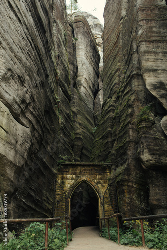 cave temple in the mountains