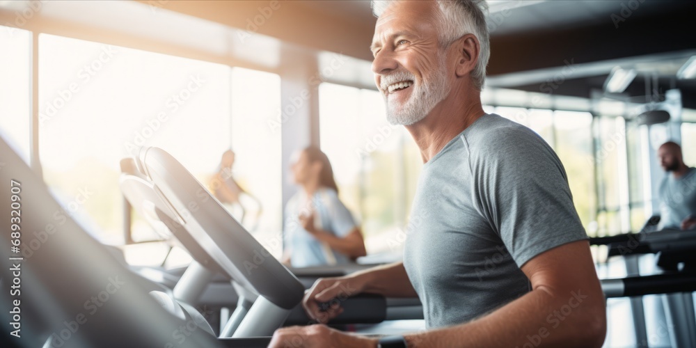 Obraz premium Exercise Remarkable Impact After a Heart Attack and Its Role in Preventing Age-Related Sudden Loss of Fitness