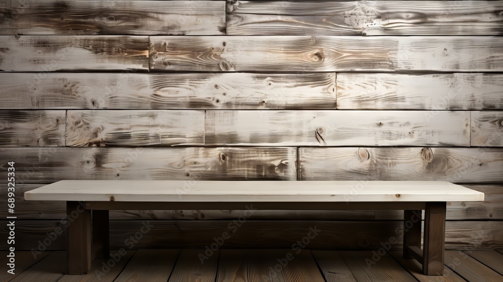 White and beige wood structure, background from copy space boards, template White and beige wood structure, background from copy space boards, template