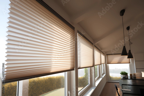 Pleated Blinds - Germany - Crisp pleats in various colors and materials 