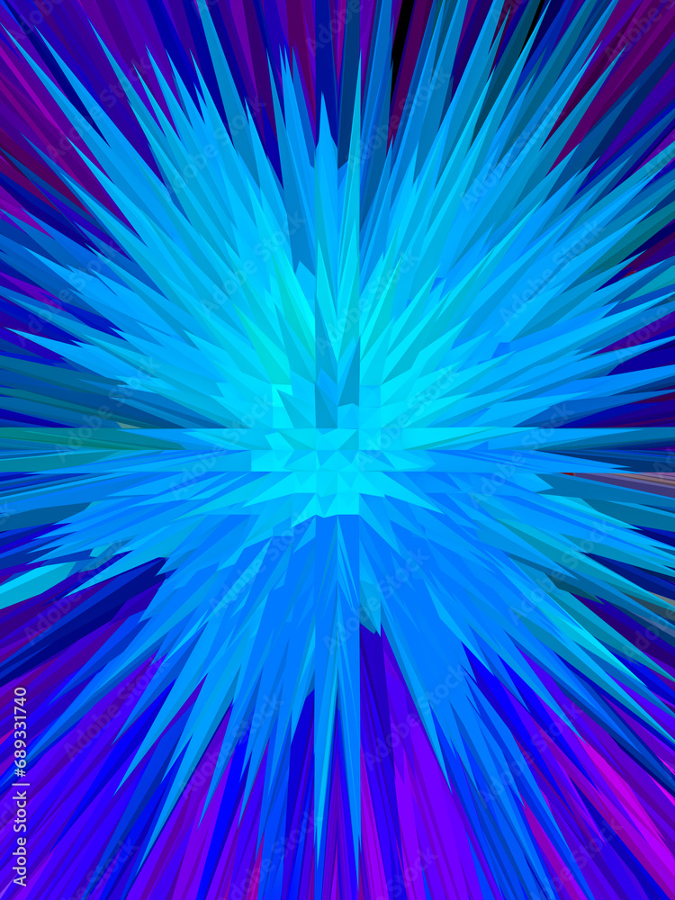 Abstract Bright blurred shiny colorful spiky background of colored strips design Abstract Bright blurred shiny colorful spiky background of colored strips design