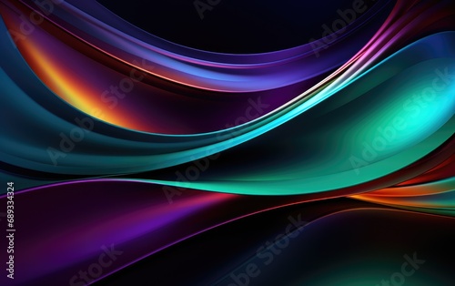 abstract background with smooth lines in blue, red and purple colors