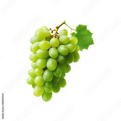 green grapes, transparent on white background PNG.