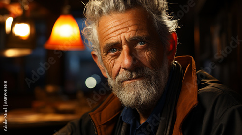 Portrait of elderly man. © andranik123