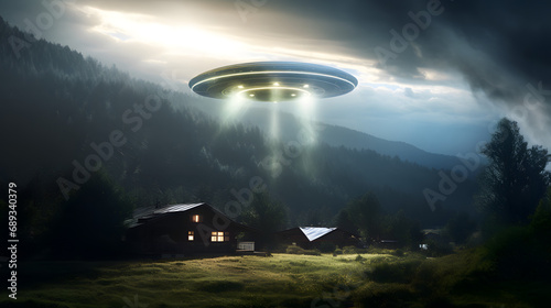 ufo in the sky © Sergyi