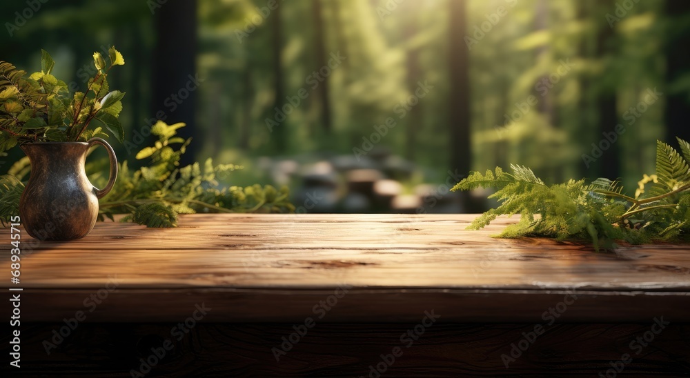an indredibly bright scene of a rustic wooden table, an indredibly bright scene of a rustic wooden table,