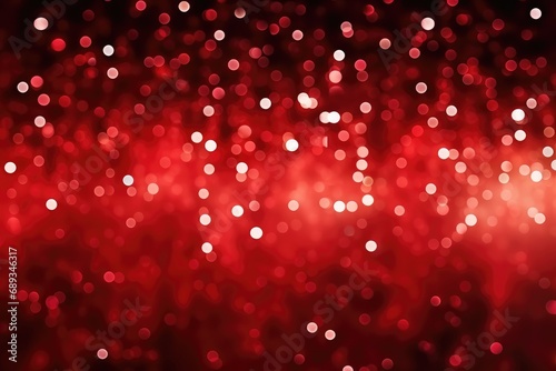 christmas holiday decoration snowflakes falling on red background,
