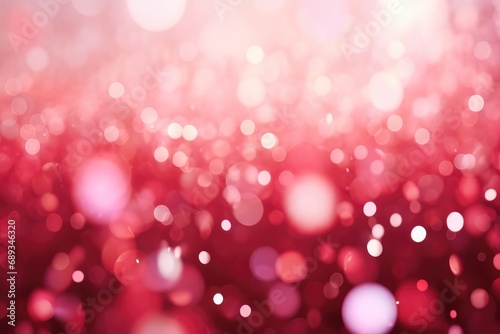 christmas holiday decoration snowflakes falling on red background,