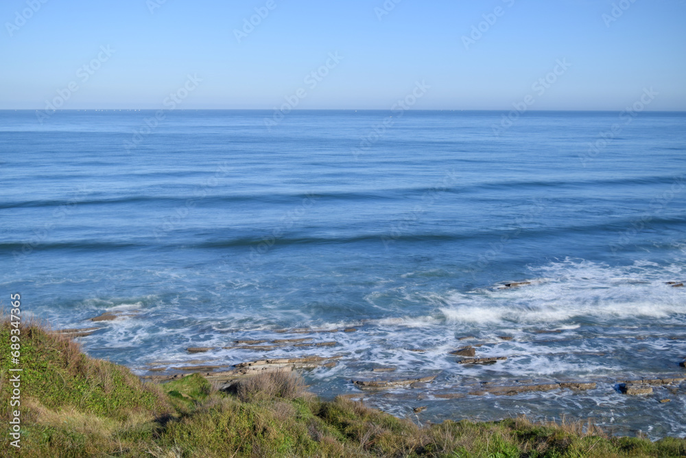 waves on the beach