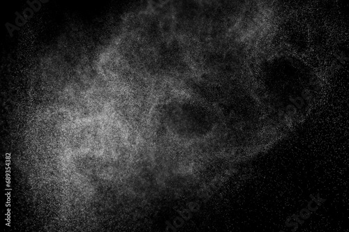 Grunge overlay texture. Abstract black background. 