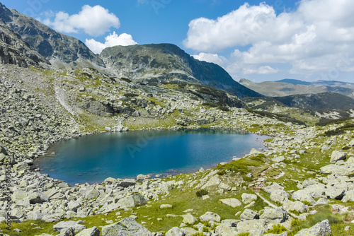 Landscape of Rila Mountain near Kupens peak, Bulgaria