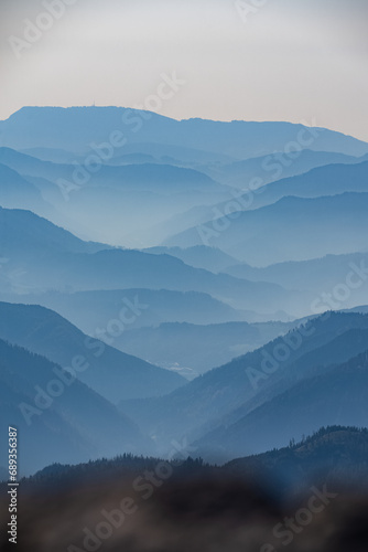 Hochschwab Blick Richtung Schöckl - Alpen - Herbst - Österreich