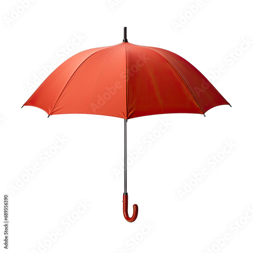 Simple Umbrella - An Umbrella Isolated Symbolizing Protection and Preparedness Against the Elements. Isolated on a Transparent Background. Cutout PNG.