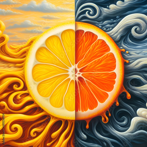 Half Lemon Half Orange