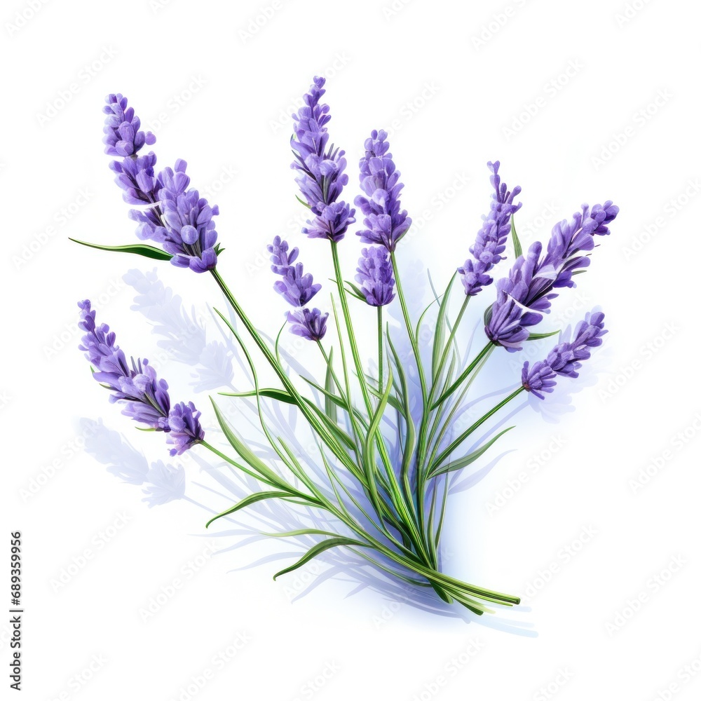 Fototapeta premium lavender flower isolated