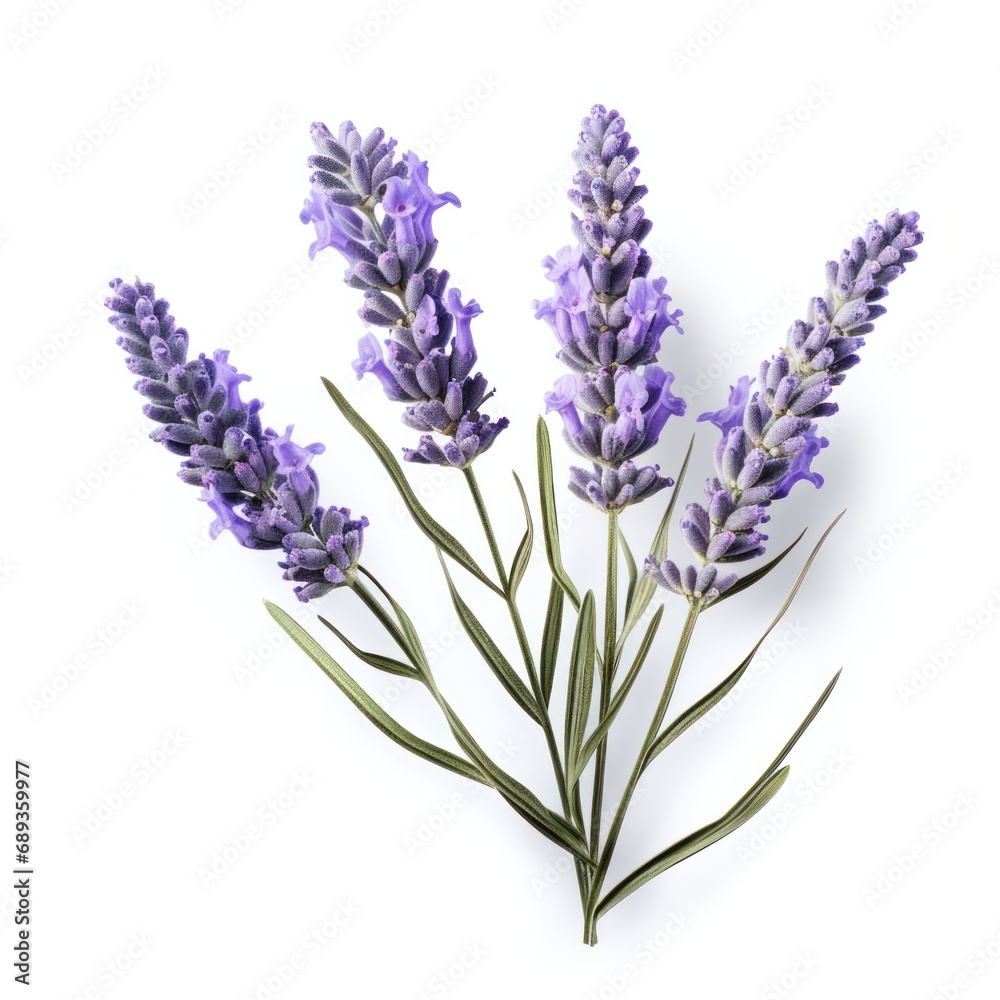 Naklejka premium lavender flower isolated