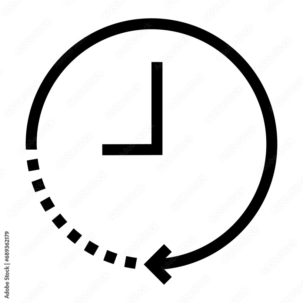 Clock circular icon in line style, clock hand. Circular icon for time tracking at work. Use pixel perfect line circular icon on web site design, presentation, app, UI Cycle circular icon line art logo Clock circular icon in line style, clock hand. Circular icon for time tracking at work. Use pixel perfect line circular icon on web site design, presentation, app, UI Cycle circular icon line art logo