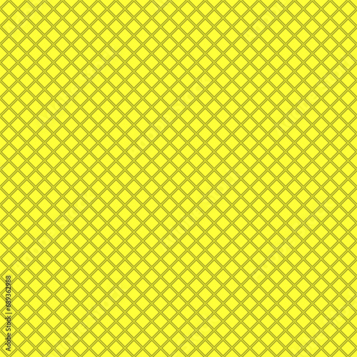 黄色い四角のパターン、背景素材