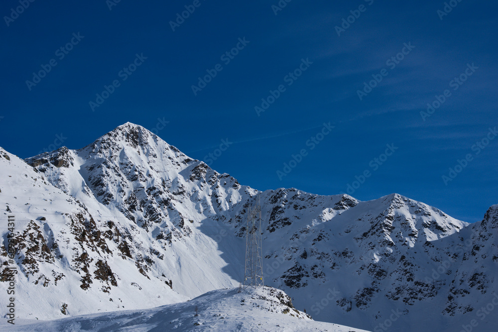 Alpine peak Monte Toro, Bergamasque Alps ( Italian: Orobie ), Lombardy, Italy