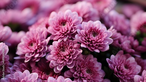 Pink Chrysanthemum Green Leaves Inside Purple  Background Image  Desktop Wallpaper Backgrounds  HD