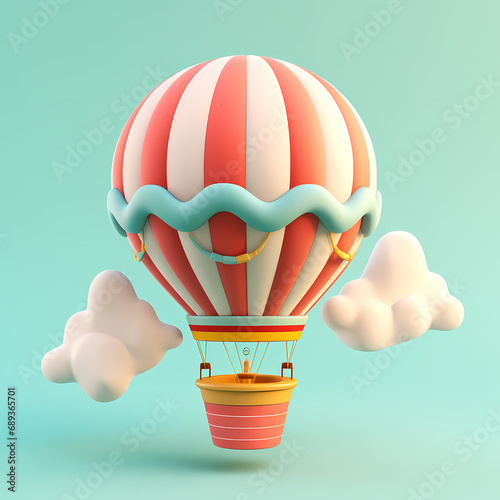 Air Baloon 3D Design