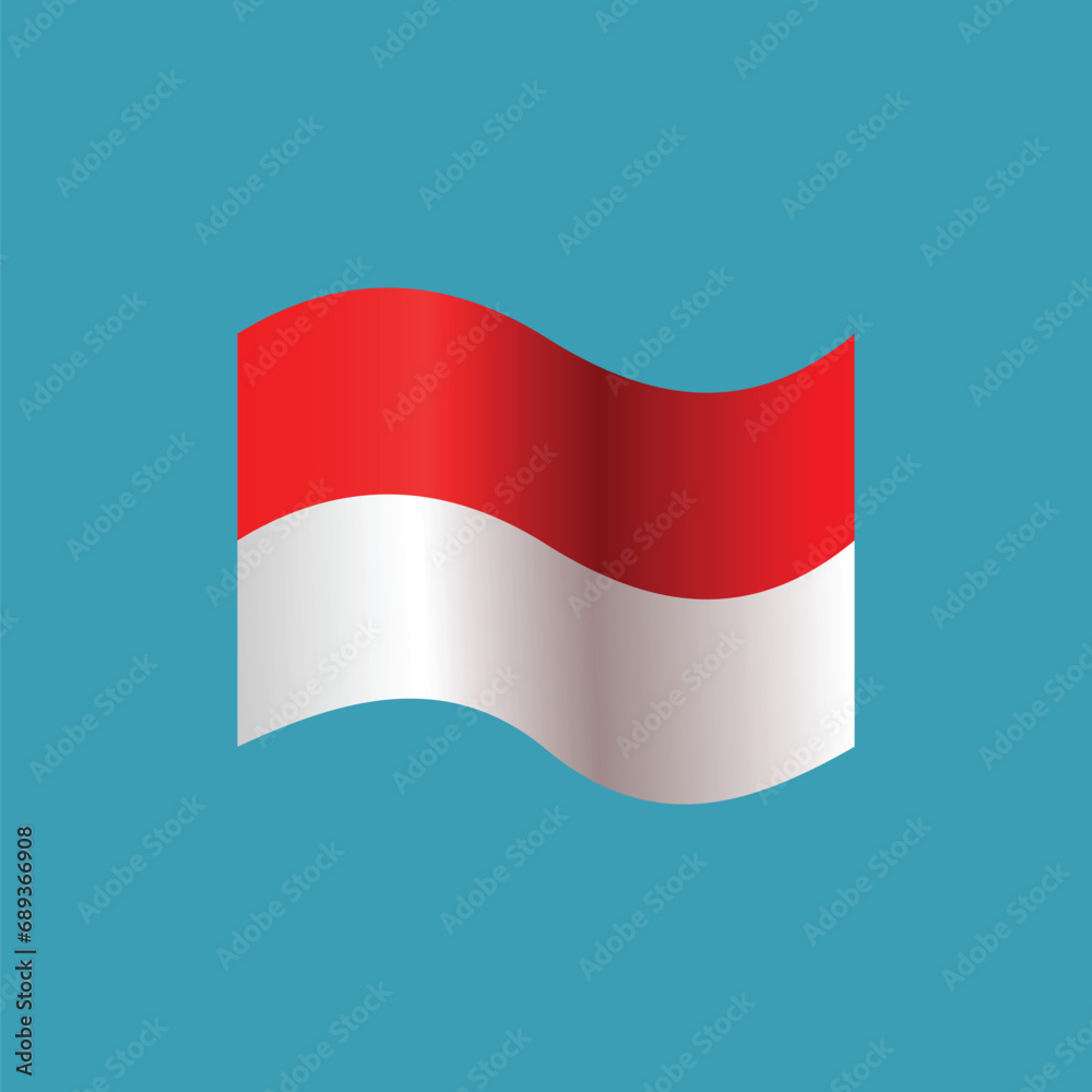 INDONESIAN FLAG ILLUSTRATION TEMPLATE VECTOR INDONESIAN FLAG ILLUSTRATION TEMPLATE VECTOR