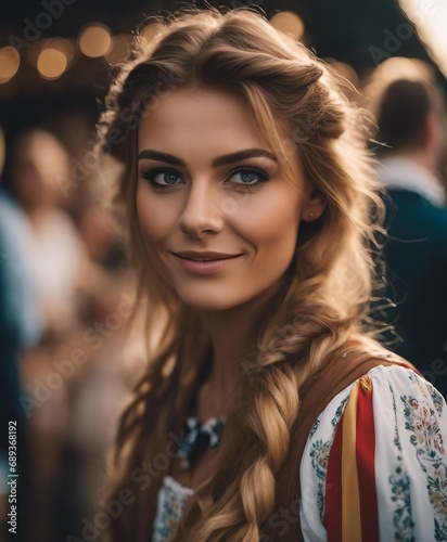 portrait of beautiful german women from Oktoberfest  © abu