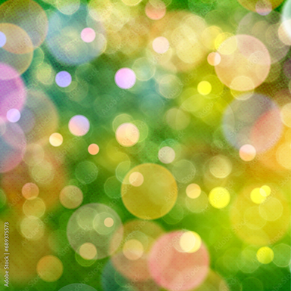 Green bokeh background for seasonal, holidays, celebrations and all  design works