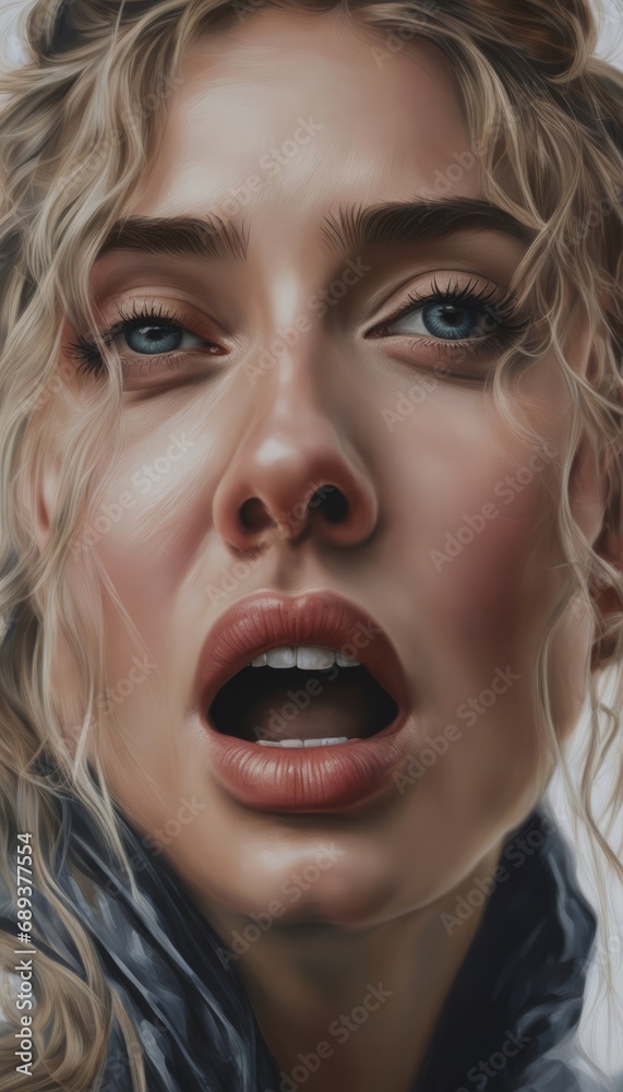 portrait of a woman with a weeping face who is experiencing grief and regret portrait of a woman with a weeping face who is experiencing grief and regret