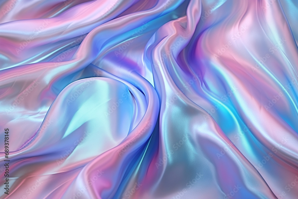 Iridescent background. Holographic Abstract soft pastel colors backdrop. Holographic Foil Backdrop. Trendy creative gradient.